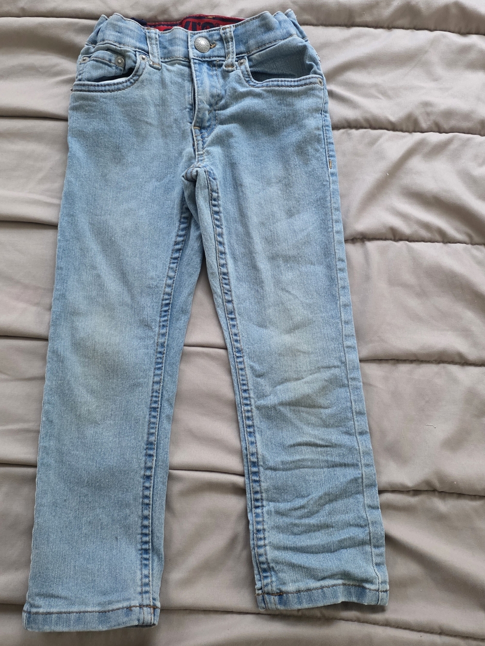 Light Blue Boys Stretch Jeans - Casual Everyday Fit